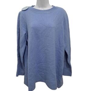 Hill House Merino Wool Blue Sweater Size L